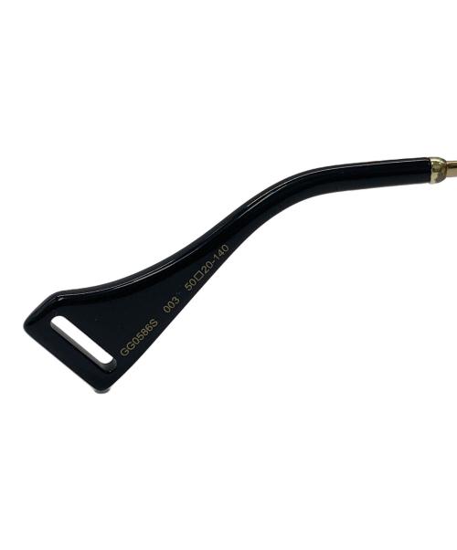 GUCCI（グッチ）GUCCI (グッチ) サングラス ブラウン×ゴールド サイズ:50 20-140の古着・服飾アイテム