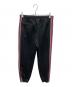 Needles (ニードルズ) ZIPPED TRACK PANT ブラック×ピンク サイズ:SIZE　XS：8000円