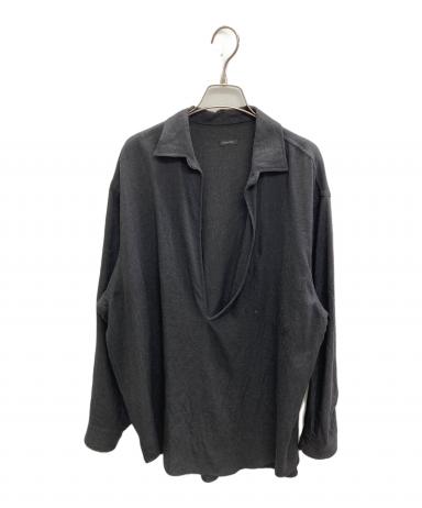 中古・古着通販】COMOLI (コモリ) ウールビエラ スキッパーシャツ