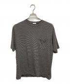 COMOLIコモリ）の古着「ウール天竺Tシャツ」｜ブラック