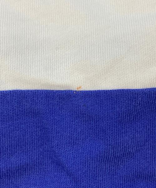 MONCLER（モンクレール）MONCLER (モンクレール) maglia t-shirt ホワイト×ブルー サイズ:SIZE Mの古着・服飾アイテム