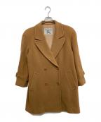 Burberry'sバーバリーズ）の古着「カシミヤブレンド ショートコート」｜ベージュ