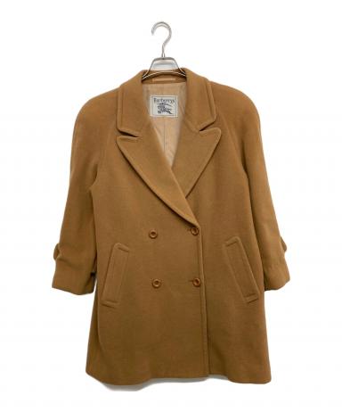 バーバリー BURBERRY オールド ダブル カシミヤ混 ショートコート バーバリー BURBERRY オールド ダブル カシミヤ混 ショートコート