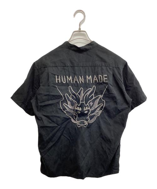 HUMAN MADE（ヒューマンメイド）HUMAN MADE (ヒューマンメイド) china s/s shirt ブラック サイズ:SIZE Sの古着・服飾アイテム