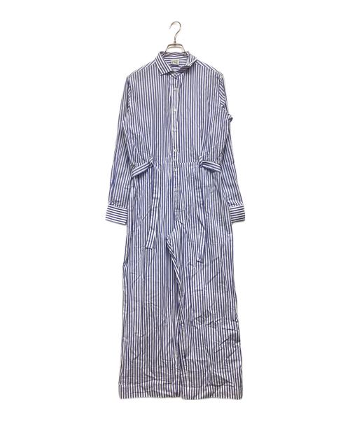 BASERANGE（ベースレンジ）BASERANGE (ベースレンジ) シャツオールインワン スカイブルー サイズ:SIZE Sの古着・服飾アイテム