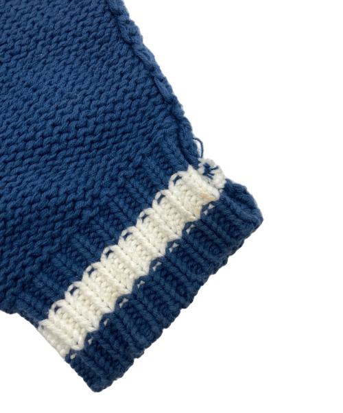 doublet（ダブレット）doublet (ダブレット) ACTING SUPPORTER KNITWEAR ブルー サイズ:SIZE Mの古着・服飾アイテム