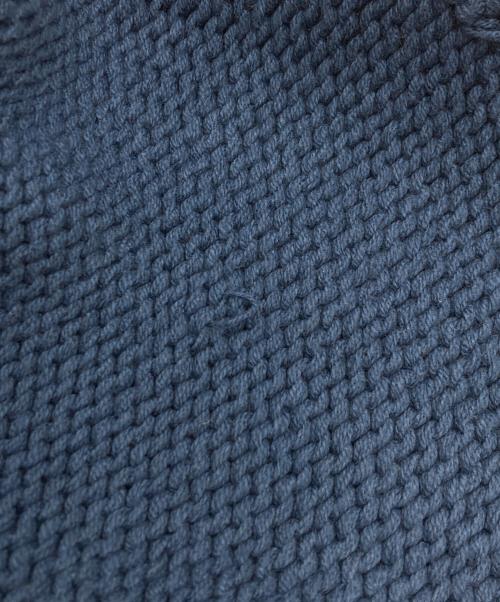 doublet（ダブレット）doublet (ダブレット) ACTING SUPPORTER KNITWEAR ブルー サイズ:SIZE Mの古着・服飾アイテム