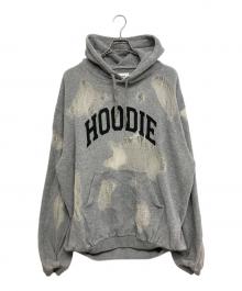 doublet（ダブレット）の古着「RIPPED OFF KNIT HOODIE」｜グレー