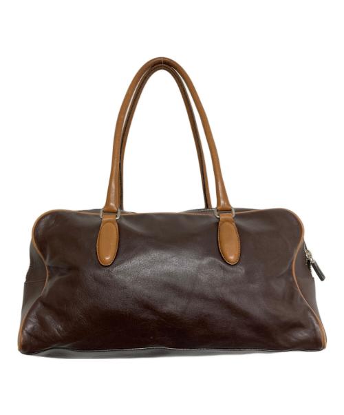 MIU MIU（ミュウミュウ）MIU MIU (ミュウミュウ) mini boston bag（ミニボストンバッグ） ブラウンの古着・服飾アイテム