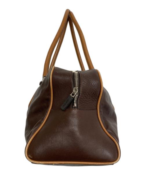 MIU MIU（ミュウミュウ）MIU MIU (ミュウミュウ) mini boston bag（ミニボストンバッグ） ブラウンの古着・服飾アイテム