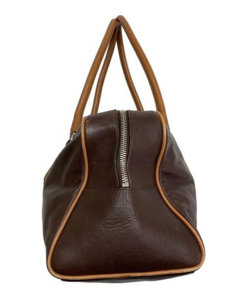 MIU MIU（ミュウミュウ）MIU MIU (ミュウミュウ) mini boston bag（ミニボストンバッグ） ブラウンの古着・服飾アイテム