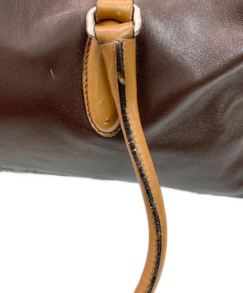 MIU MIU（ミュウミュウ）MIU MIU (ミュウミュウ) mini boston bag（ミニボストンバッグ） ブラウンの古着・服飾アイテム