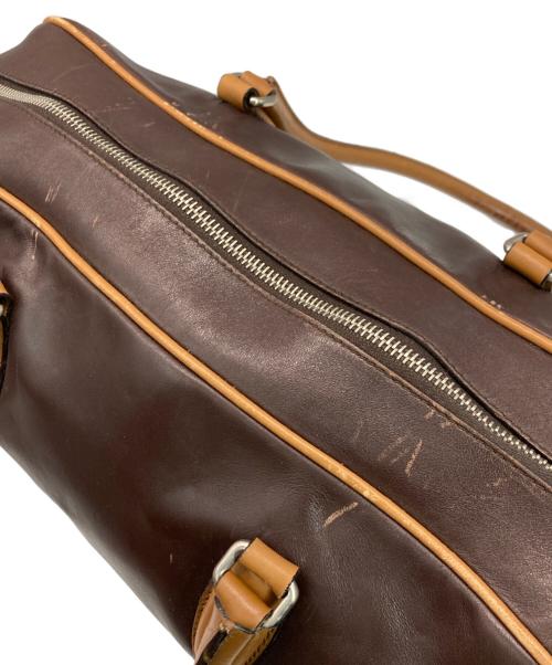 MIU MIU（ミュウミュウ）MIU MIU (ミュウミュウ) mini boston bag（ミニボストンバッグ） ブラウンの古着・服飾アイテム