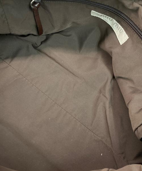 MIU MIU（ミュウミュウ）MIU MIU (ミュウミュウ) mini boston bag（ミニボストンバッグ） ブラウンの古着・服飾アイテム