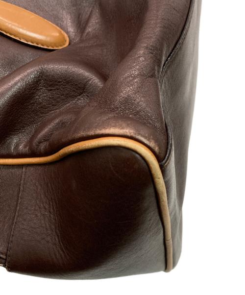 MIU MIU（ミュウミュウ）MIU MIU (ミュウミュウ) mini boston bag（ミニボストンバッグ） ブラウンの古着・服飾アイテム