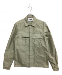 JIL SANDER（ジルサンダー）の古着「2 Pocket Military Overshirt」｜ベージュ