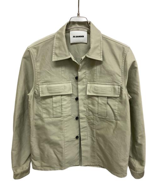 JIL SANDER（ジルサンダー）JIL SANDER (ジルサンダー) 2 Pocket Military Overshirt ベージュ サイズ:SIZE 39(15 1/2)の古着・服飾アイテム