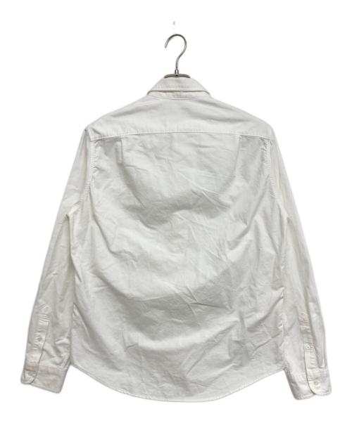 eYe COMME des GARCONS JUNYAWATANABE MAN（アイ コム デ ギャルソン ジュンヤ ワタナベ マン）eYe COMME des GARCONS JUNYAWATANABE MAN (アイ コム デ ギャルソン ジュンヤ ワタナベ マン) maison kitsune (メゾンキツネ) 長袖シャツ ホワイト サイズ:SIZE XSの古着・服飾アイテム