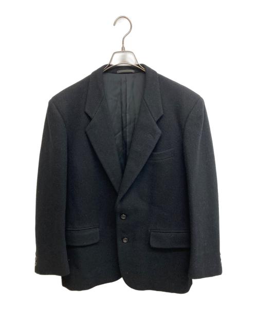 COMME des GARCONS HOMME（コムデギャルソン オム）COMME des GARCONS HOMME (コムデギャルソン オム) ウールメルトンテーラードジャケット ブラック サイズ:SIZE Sの古着・服飾アイテム