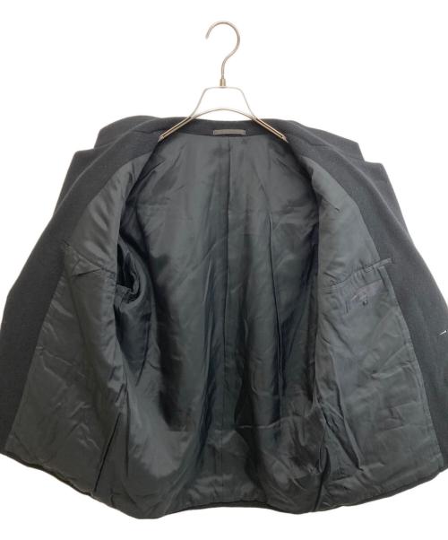 COMME des GARCONS HOMME（コムデギャルソン オム）COMME des GARCONS HOMME (コムデギャルソン オム) ウールメルトンテーラードジャケット ブラック サイズ:SIZE Sの古着・服飾アイテム