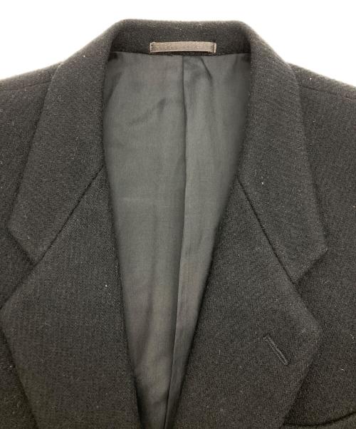 COMME des GARCONS HOMME（コムデギャルソン オム）COMME des GARCONS HOMME (コムデギャルソン オム) ウールメルトンテーラードジャケット ブラック サイズ:SIZE Sの古着・服飾アイテム