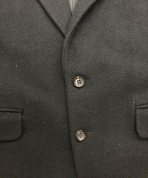 COMME des GARCONS HOMME（コムデギャルソン オム）COMME des GARCONS HOMME (コムデギャルソン オム) ウールメルトンテーラードジャケット ブラック サイズ:SIZE Sの古着・服飾アイテム