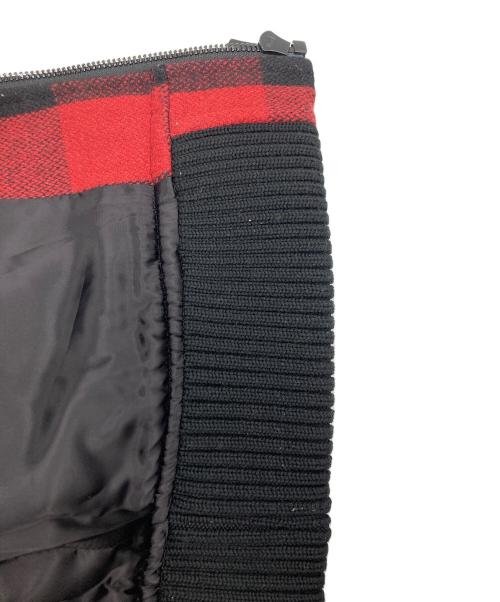 TMT（ティーエムティー）TMT (ティーエムティー) バッファローチェックウールジャケット レッド×ブラック サイズ:SIZE Lの古着・服飾アイテム