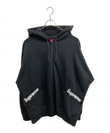 SUPREME（シュプリーム）の古着「COLOR BLOCKED ZIP UP HOODED SWEAT SHIRT」｜ブラック