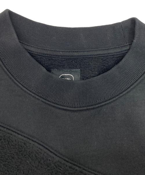 BRAIN DEAD（ブレインデッド）BRAIN DEAD (ブレインデッド) Sunflower Panel Crew Sweat ブラック サイズ:SIZE Mの古着・服飾アイテム