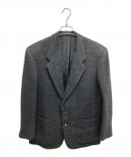 COMME des GARCONS HOMMEコムデギャルソン オム）の古着「ウールメルトン  テーラードジャケット」｜ブラック