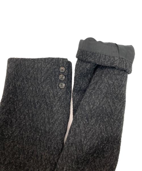 COMME des GARCONS HOMME（コムデギャルソン オム）COMME des GARCONS HOMME (コムデギャルソン オム) ウールメルトン  テーラードジャケット ブラック サイズ:SIZE Sの古着・服飾アイテム