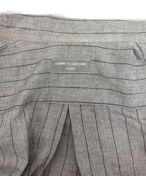COMME des GARCONS HOMME（コムデギャルソン オム）COMME des GARCONS HOMME (コムデギャルソン オム) レギュラーカラー 長袖シャツ グレー サイズ:SIZE Freeの古着・服飾アイテム