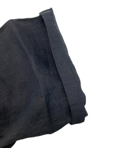 COMME des GARCONS HOMME（コムデギャルソン オム）COMME des GARCONS HOMME (コムデギャルソン オム) 半袖リネンシャツ ブラック サイズ:FREEの古着・服飾アイテム