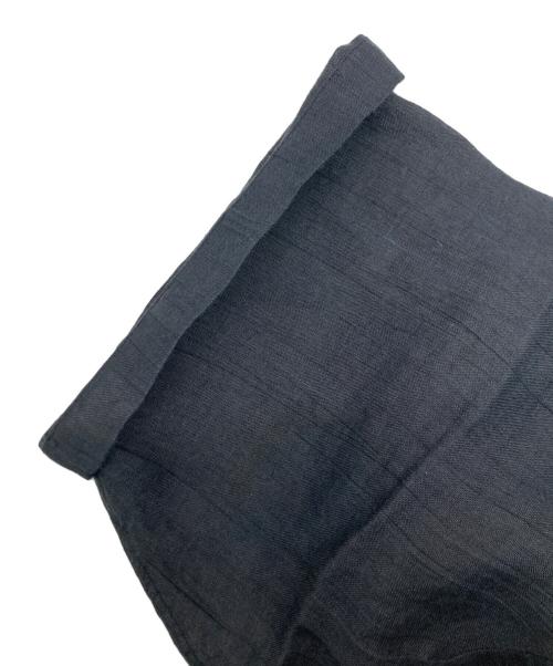 COMME des GARCONS HOMME（コムデギャルソン オム）COMME des GARCONS HOMME (コムデギャルソン オム) 半袖リネンシャツ ブラック サイズ:FREEの古着・服飾アイテム