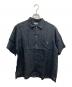 COMME des GARCONS HOMME（コムデギャルソン オム）の古着「半袖リネンシャツ」｜ブラック