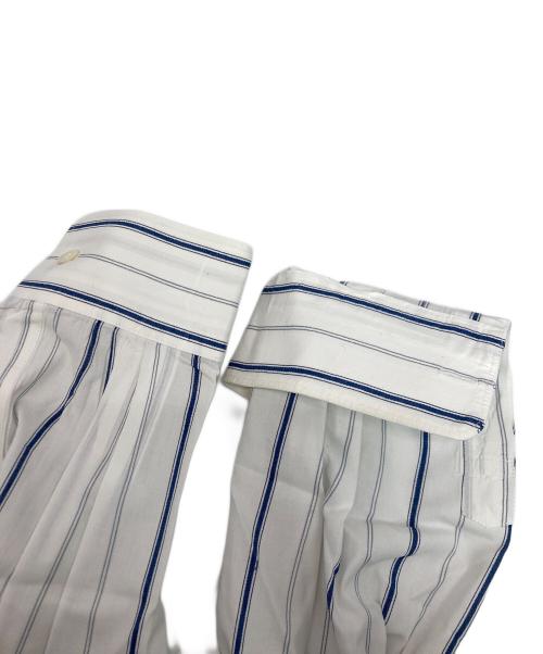 COMME des GARCONS HOMME（コムデギャルソン オム）COMME des GARCONS HOMME (コムデギャルソン オム) 長袖比翼シャツ ブルー×ホワイト サイズ:SIZE Freeの古着・服飾アイテム