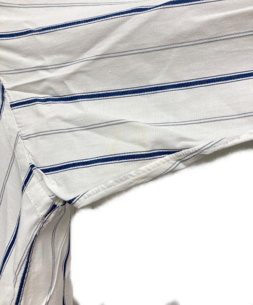 COMME des GARCONS HOMME（コムデギャルソン オム）COMME des GARCONS HOMME (コムデギャルソン オム) 長袖比翼シャツ ブルー×ホワイト サイズ:SIZE Freeの古着・服飾アイテム