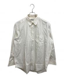 COMME des GARCONS HOMME（コムデギャルソン オム）の古着「長袖プルオーバーシャツ」｜ブルー×ホワイト