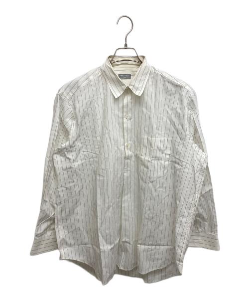 COMME des GARCONS HOMME（コムデギャルソン オム）COMME des GARCONS HOMME (コムデギャルソン オム) 長袖プルオーバーシャツ ブルー×ホワイト サイズ:SIZE Freeの古着・服飾アイテム