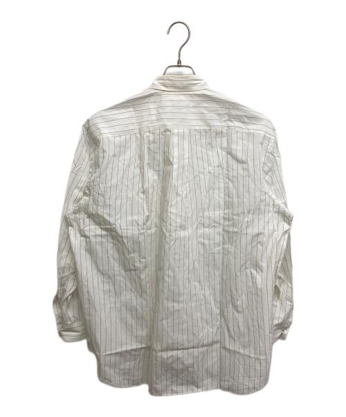 COMME des GARCONS HOMME（コムデギャルソン オム）COMME des GARCONS HOMME (コムデギャルソン オム) 長袖プルオーバーシャツ ブルー×ホワイト サイズ:SIZE Freeの古着・服飾アイテム