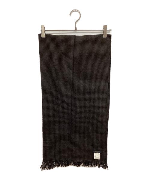 COMME des GARCONS HOMME（コムデギャルソン オム）COMME des GARCONS HOMME (コムデギャルソン オム) フリンジマフラー ブラウン サイズ:実寸サイズをご参照下さい。の古着・服飾アイテム