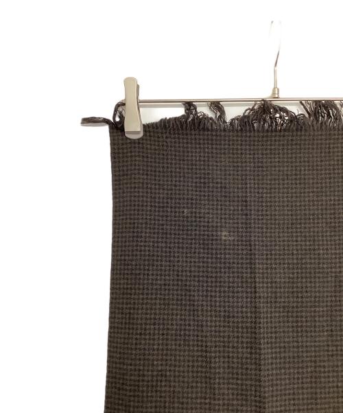 COMME des GARCONS HOMME（コムデギャルソン オム）COMME des GARCONS HOMME (コムデギャルソン オム) フリンジマフラー ブラウン サイズ:実寸サイズをご参照下さい。の古着・服飾アイテム