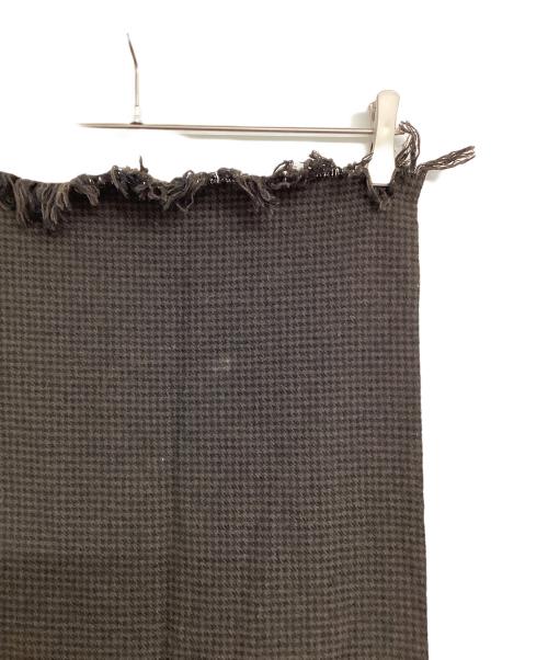 COMME des GARCONS HOMME（コムデギャルソン オム）COMME des GARCONS HOMME (コムデギャルソン オム) フリンジマフラー ブラウン サイズ:実寸サイズをご参照下さい。の古着・服飾アイテム