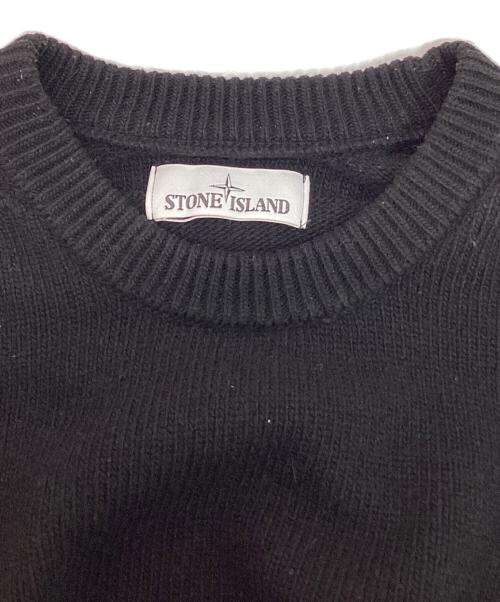 STONE ISLAND（ストーンアイランド）STONE ISLAND (ストーンアイランド) ニット ブラック サイズ:SIZE Sの古着・服飾アイテム