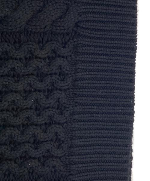 stussy（ステューシー）stussy (ステューシー) Tie Dye Fisherman sweater ホワイト×ブラック サイズ:SIZE Lの古着・服飾アイテム