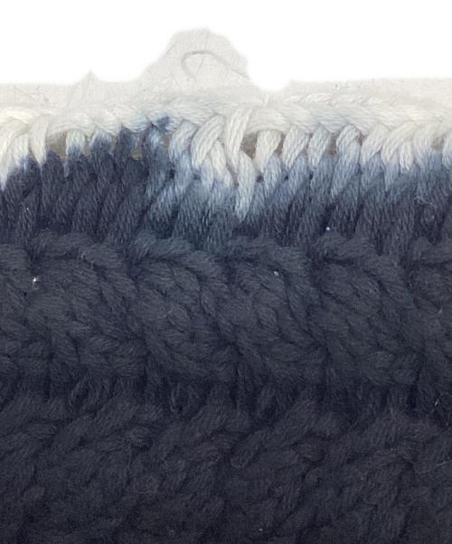 stussy（ステューシー）stussy (ステューシー) Tie Dye Fisherman sweater ホワイト×ブラック サイズ:SIZE Lの古着・服飾アイテム