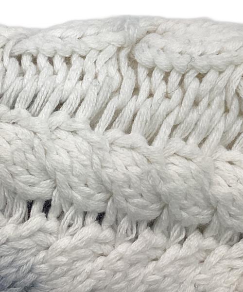 stussy（ステューシー）stussy (ステューシー) Tie Dye Fisherman sweater ホワイト×ブラック サイズ:SIZE Lの古着・服飾アイテム