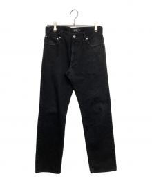 stussy（ステューシー）の古着「ブラックデニムパンツ」｜ブラック