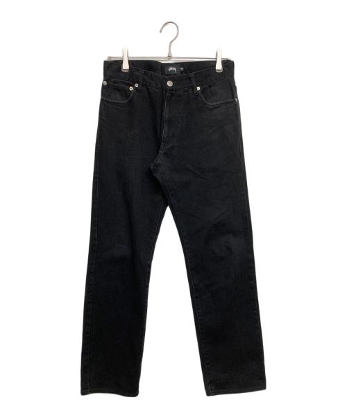 stussy（ステューシー）stussy (ステューシー) ブラックデニムパンツ ブラック サイズ:SIZE32の古着・服飾アイテム