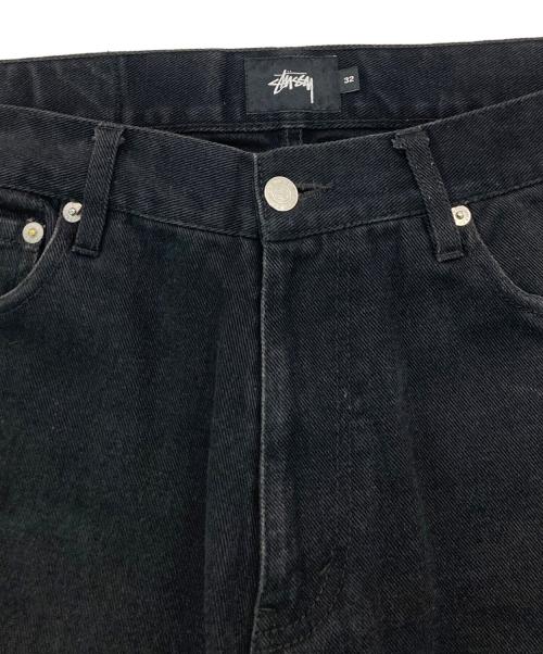 stussy（ステューシー）stussy (ステューシー) ブラックデニムパンツ ブラック サイズ:SIZE32の古着・服飾アイテム